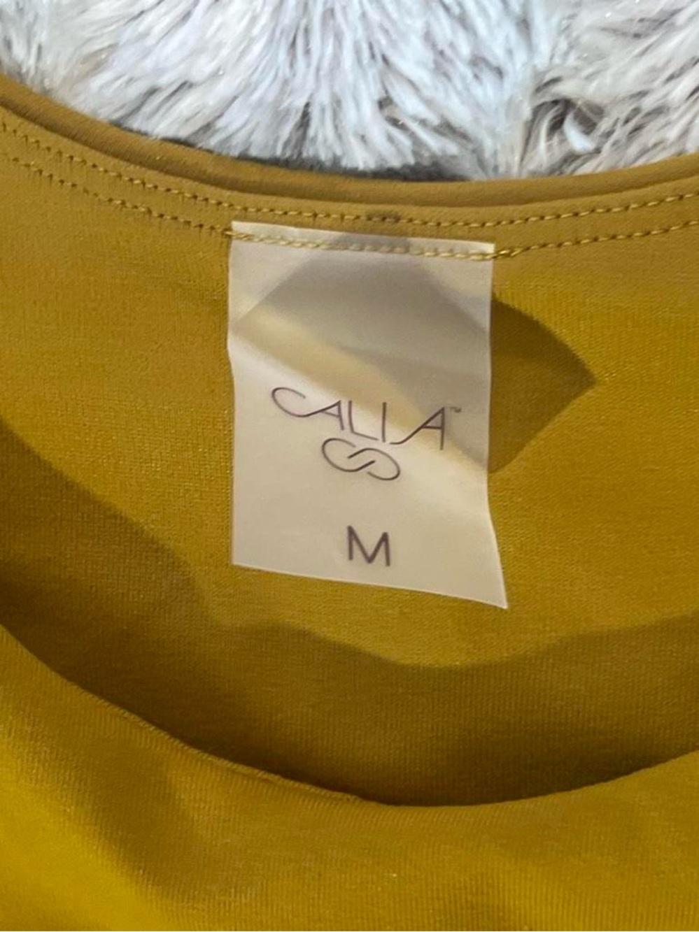 Calia Olive Tank Crop Top - Brown - Picture 2 of 5